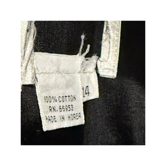 Leslie Fay Strapless Floral Maxi Dress 14 Vintage 80s Bold Mod Floral High Slit - Picture 7 of 7